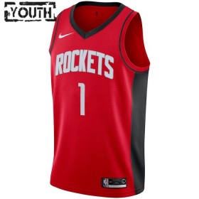 Canotte Bambino Houston Rockets Jabari Smith JR 1 Nike 2022-23 Icon Edition Rosso Swingman
